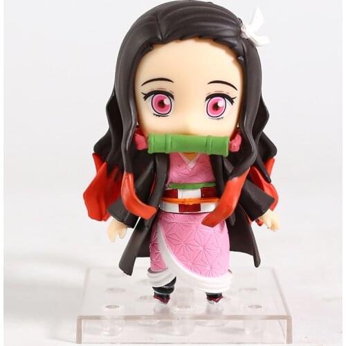 Cosplay Anime Demon Slayer Figure Kimetsu No Yaiba Kamado Nezuko PVC Action Collectible Model Toy Movable Face Change Figure