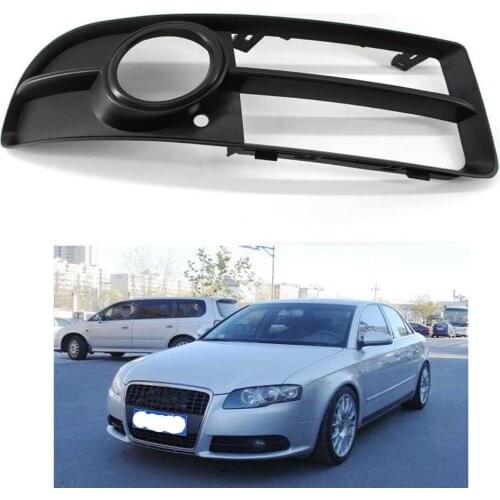 Car Lower Side Bumper Fog Light Grille Grill Right for Audi A4 B7 S-line S4 2005-08 8E0807682F Not for Audi A4 Base Sedan 4 Door