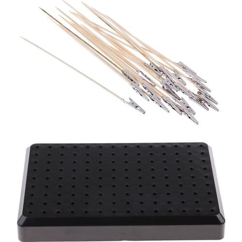 Basic DIY Crafts Spraying Model Stand Base W/ Spray Clip Hobby Tools Set