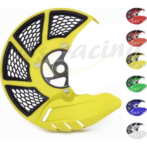 Motorcycle Front Brake Disc Rotor Guard Cover Protector For Suzuki RMZ250 RMZ 250 07-19 RMZ450 RMZ 450 05-19 RMX450Z 2010-2017