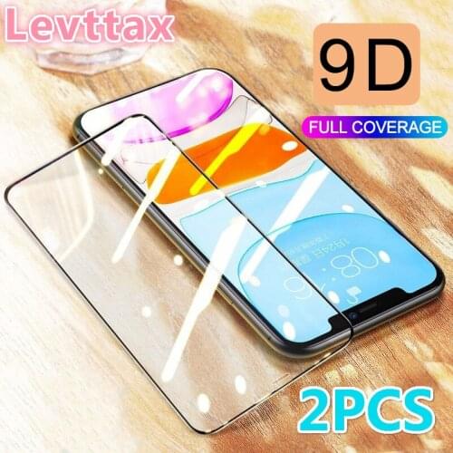 50Pcs 9D Curved Tempered Glass For iphone 12 Film 9H Anti-knock Screen Protector For iPhone SE 2020 11 Pro Max XS XR X 8 7 6S