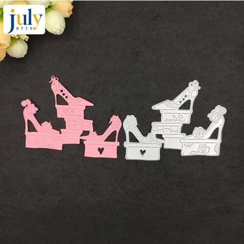 Julyarts Scrapbook DIY Carbon Steel Metal Cutting Dies High Heels Embossing Cutter Die Paper Art Dropshipping Beauty Creations