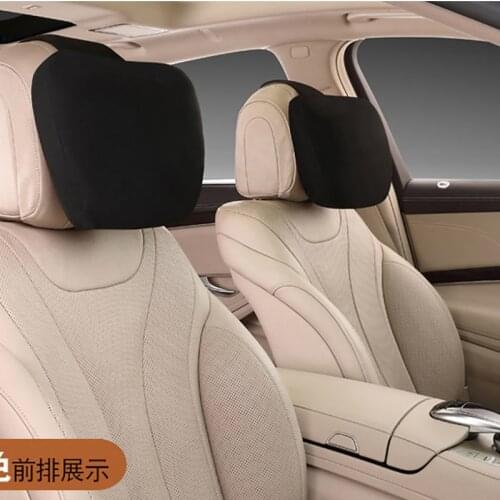 Quality Car Headrest Neck Support Seat / Maybach Design S Class Soft Universal Adjustable Car Pillow Neck Rest Cushion