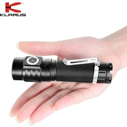 KLARUS ST10 LED Flashlight Cree XM-L2 U2 1100LM beam distance 115 meter Light Flashlight w/18650 Li-ion Battery + USB Charging