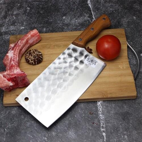 Kitchen Cooking Knife Vegetables & Meat Dual-purpose Knives 40Cr13 Stainless Steel Super Sharp Edge Chef Knife Free Grinding