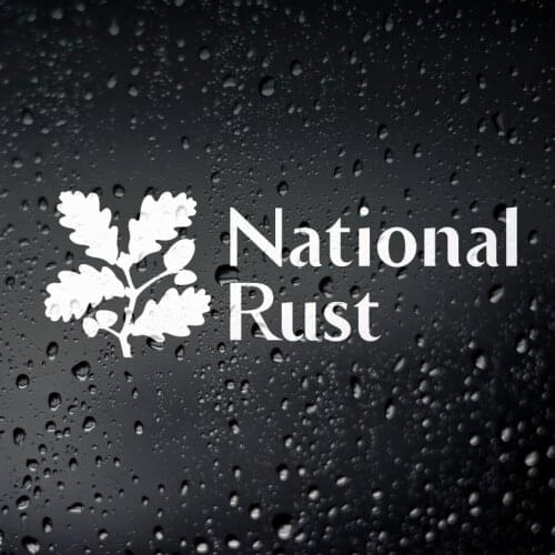 National Rust Funny Car Sticker Decal - Rat Look Hot Rod Classic Car Campervan