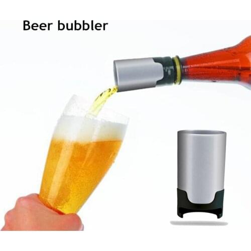 Beer Foam Maker Portable Beer Foamer Bubble Booster Beer Foamer Maker Draft Improve Barware Foaming Bubbler Machine
