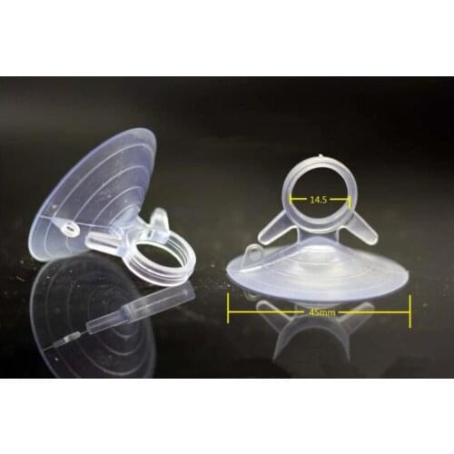 45mm 5PCS/PACK New Storage Rubber Home Clear Plastic Suction Cup Sucker Pad Hook PVC Suction Cup Hook Suction Cup