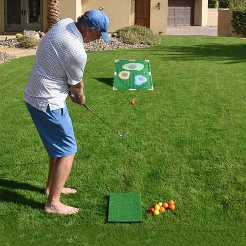 Golf Practice Net Golf Hitting Cage Garden Grassland Practice Golf Training Equipment Mesh Indoor Outdoor Golf Training Aid