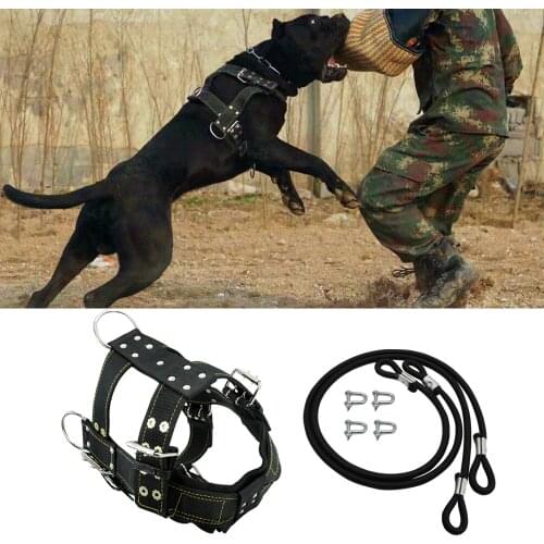 Strong Nylon Pet Harness Dog Training Products Large Dogs Weight Pulling Harness For German Shepherd Big Dog Agility Product