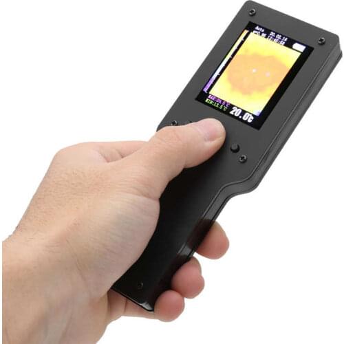 Aluminum Alloy MLX90640 Infrared Thermal Imager Handheld Infrared Imaging Camera 2.4Inch Digital LCD Display