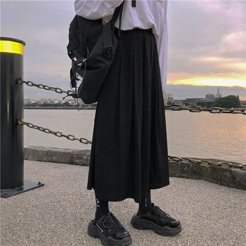 Gothic Long Skirt Women Solid Simple Dark Academia High Waist Skirts Womens Korean Fashion Females Casual Vintage Harajuku Style