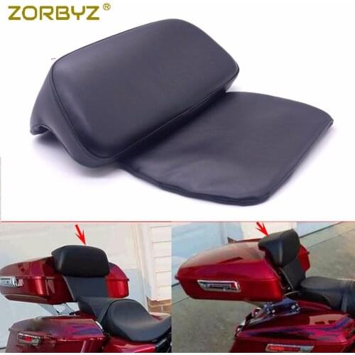 ZORBYZ Black Razor Chopped Tour Pak Backrest Pad For Harley Touring Road King Glide 2014 2015 2016 2017 2018 Motorcycle
