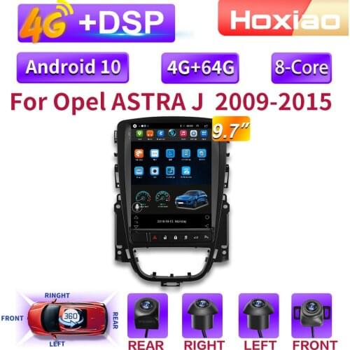 360 auxiliary system 4G 8 core Android 10 Car Radio Multimedia Video Player For Opel ASTRA J 2009-2015 Navigation GPS 2 din