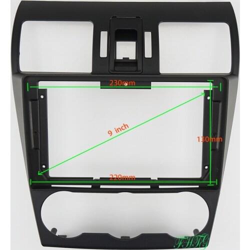 9 INCH Car Audio Frame GPS Navigation Fascia Panel Car dvd Plastic Frame Fascia is suitable for SUBARU FORESTER/ IMPREZA/ XV