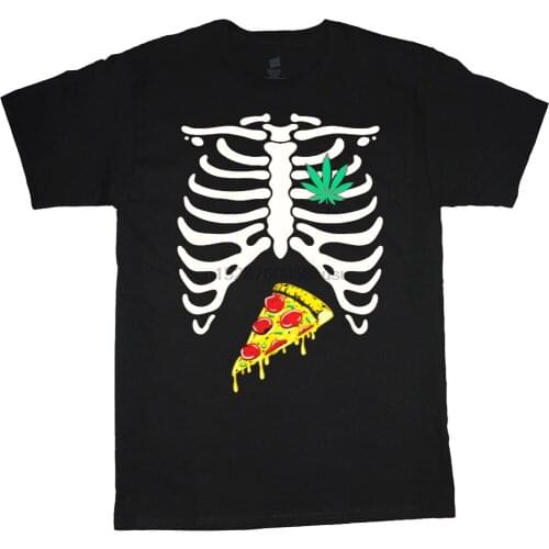 Big mens t-shirt pizza pot 420 stoner decal tee plus size tall 4X 5X 6X 7X 10X