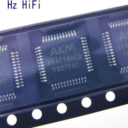 1PCS AK4118AEQ AK4118A is a digital audio transceiver supporting 192kHz 24bits