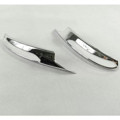 For Renault Kadjar 2016 2017 2018 2019 ABS Chrome Side Door Rear View Rearview Mirror Caps Cover Trim Strips Car Accessories
