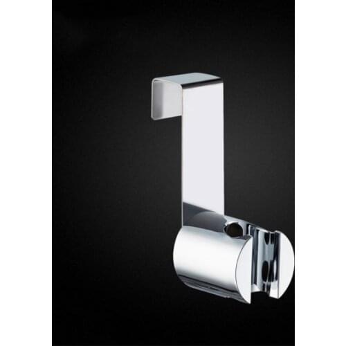 DONYUMMYJO 1pc Stainless Steel Hook ABS Polished or Brushed Shower Seat Toilet Spray Gun Seat Shower Holder Bracket Insert