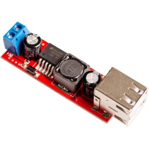 Dual USB Output 9V / 12V / 24V / 36V car charger switch 5V DC-DC power supply module 3A Buck Regulator