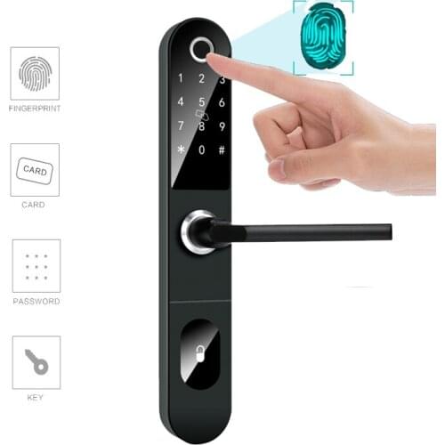 Easloc Europe design Safe Keyless Wifi BLE Electronic Digital Fingerprint Smart Door Lock