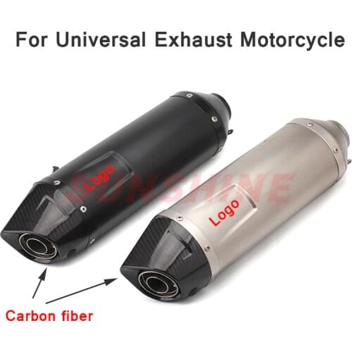 Exhaust Motorcross Motorcycle Muffler Pipe DB Killer Escape Moto Pitbike Universal Modified For Z750 MT10 GSR750 NINJA 250 Z800
