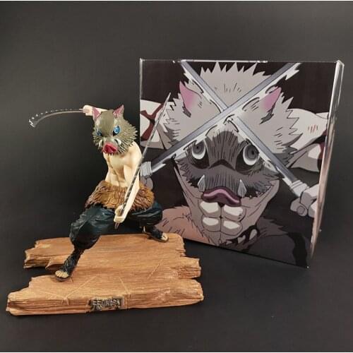 Demon Slayer Hashibira Inosuke Battle Ver Figure Model Desktop Ornaments Collectibles Model Toy Gift