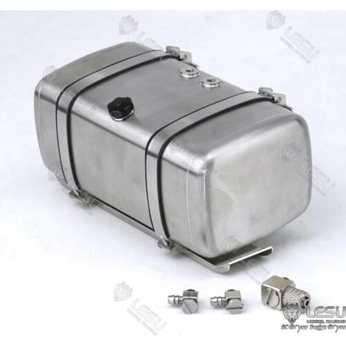 LESU Metal Hydraulic Oil Tank 100MM for 1/14 TAMIYA RC Dumper Tractor Truck DIY Model Scania MAN HINO700