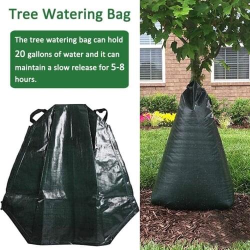 20 Gallon Tree Watering Bag Garden Plants Drip Irrigation Bags Slow Release Hanging Dripper Bag Reusable Agricultural Water Bags