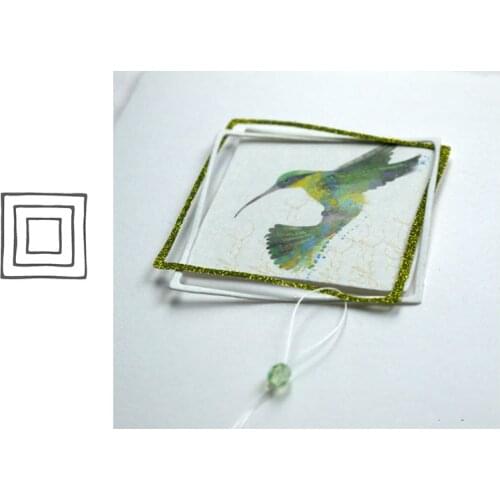 Metal cutting dies frame square cut die mold Scrapbook cards making paper craft knife mould dies new 2019 diecuts