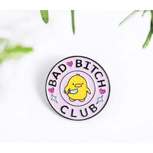 Ins Tide Fashion Creative Cool Dog Club Alloy Oil Drop Brooch Cute Cartoon Puppy Badge Personalized Backpack Shirt Accessories