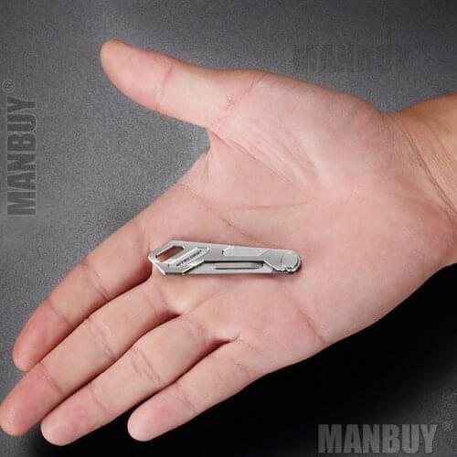 Free Shipping NITECORE NTK05 UltraTiny Titanium Keychain Knife Mini Multifunctional Folding Hunting Camping Fishing Outdoor 2021