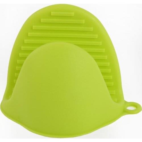 New Silicone Anti-Scalding Oven Gloves Mitts Potholder Kitchen BBQ Gloves Tray Pot Dish Bowl Holder Oven Handschoen Hand Clip