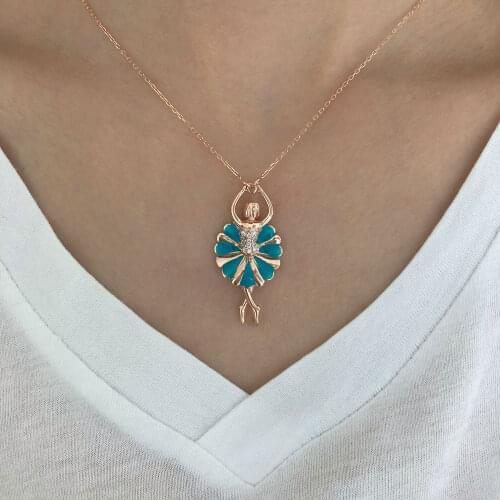 NEW Trendy 925 Silver Necklace Turkish Jewelry Birthday Gift Zircon Fashion Necklace For Women Minimalist Style Luxury Designer