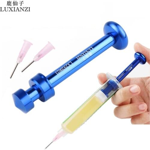 Luxianzi Aluminum Alloy Green Oil Putter Booster For Welding Oil, Green Oil, Tin Paste, Rosin, Convenient And Quick Application