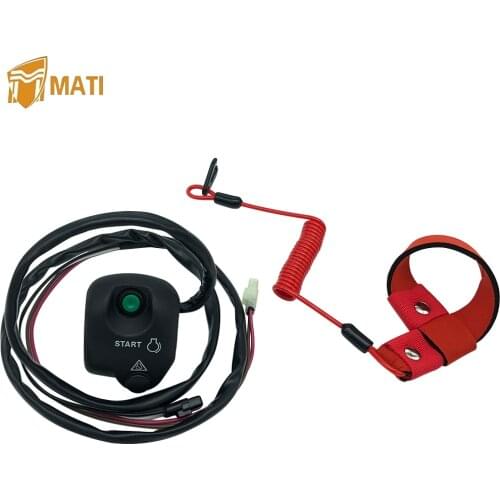 Handlebar Start Stop Kill Switch Safety Lanyard for Yamaha FX140 FX1000 WaveRunner WaveVenture 700 800 1050 1100 1300 1800