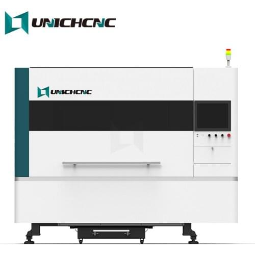 CNC Fiber laser metal sheet cutting machine Raycus laser power high efficient