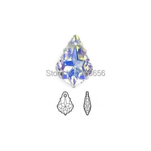 12 PCS 63MM CLEAR AB CRYSTAL GLASS PENDALOGUE FOR MODERN CHANDELIER PRISM X'MAS WEDDING PENDANT