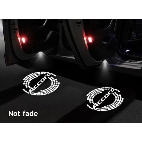 2PCS for Accord Door Logo Lights Projector not fade LED door Warning Light 3D Shadow Ghost Light Puddle Lights