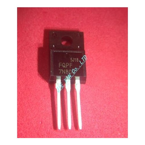 20pcs/lot FQPF7N80C 7N80 MOSFET N-CH 800V 6.6A TO-220F Best quality