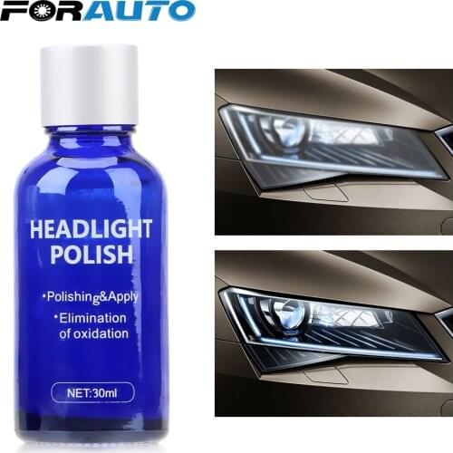 30/10ML Liquid Car Repair Scratches Oxidation Car Headlight Restoration Kit Polishing Coat Repair Agent for Car Head Lamp Lense