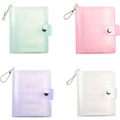 Photo Album Portable Solid Color Name Card Book Photocard ID Holder Picture Storage Case Wedding Graduations Gifts