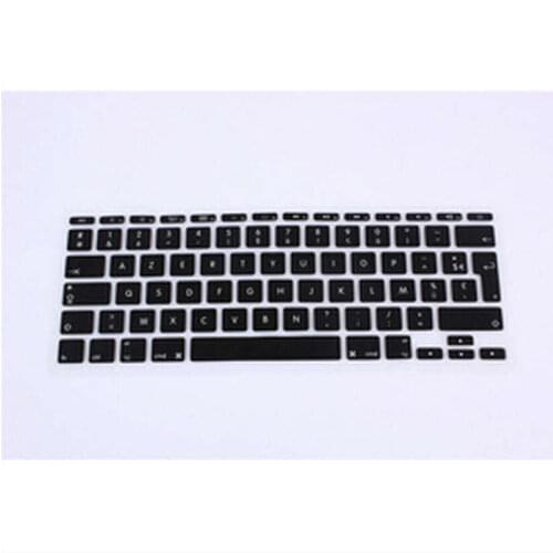 French Euro EU UK AZERTY keyboard cover for Apple macbook Air 11" 11.6 Inch Protective Film for mac book laptop Skin