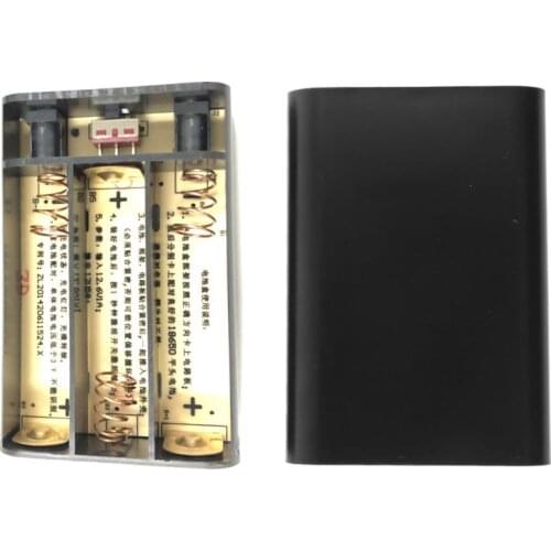 DIY 3x/6x 18650 Battery Powerbank Case Box 12V 5A /10AMobile Power Supply Charger for WiFi Router LED Light Security Camera