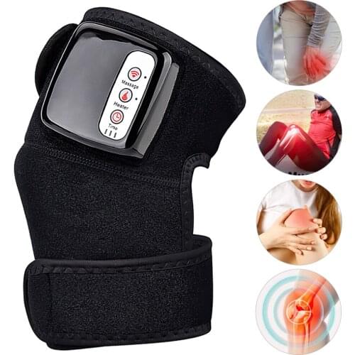 Electric Joint Knee Massager Protable Elbow Shoulder Heat Massager for Joint Pain Relief Rechargeable knee Pads Elbow pads