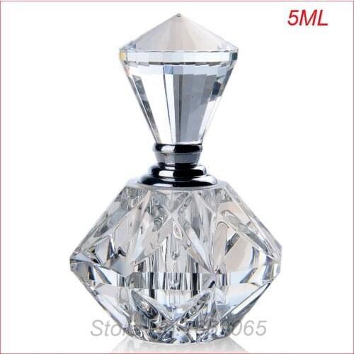 5ml cosmetics bottle perfume bottle crystal glass essential oil makeup containers small Parfum atomizer perfumeros containers