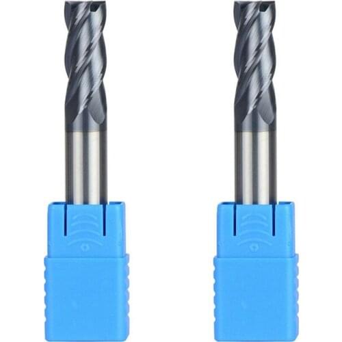 8mm End Mill 4 Flutes Set Tungsten Steel Carbide Milling Tool Cutter CNC H Machinery Accessories Flat End Mills Milling Cutter