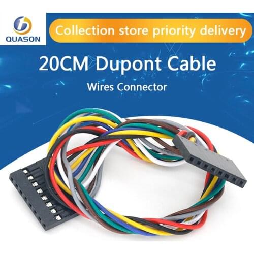 20CM Dupont Cable For Arduino 2.54mm Line Male Female Dupont Jumper Wire Cables 2P/3P/4P/6P/8P Wires Connector Diy Kit