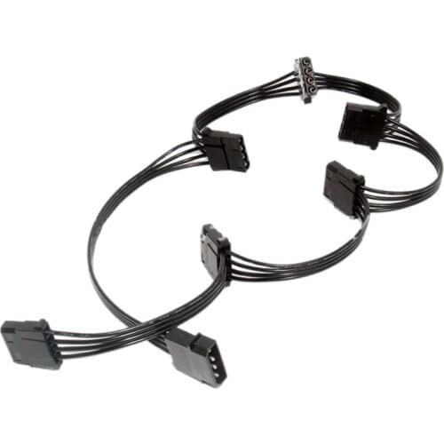 Hard Disk Power Cord, 4P Cable, 1 Minute, 6 Interface IDE Hard Disk Extension Cable, Suitable for IDE Hard Disk