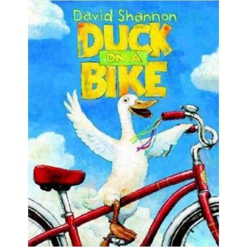 David Shannon Classic picture book DUCK ON A BIKE Caldecott Medal author read kids children books english 0-8 years
